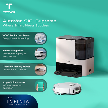 Tesvor AUTOVAC S10 Ultra – Advanced Cleaning Redefined