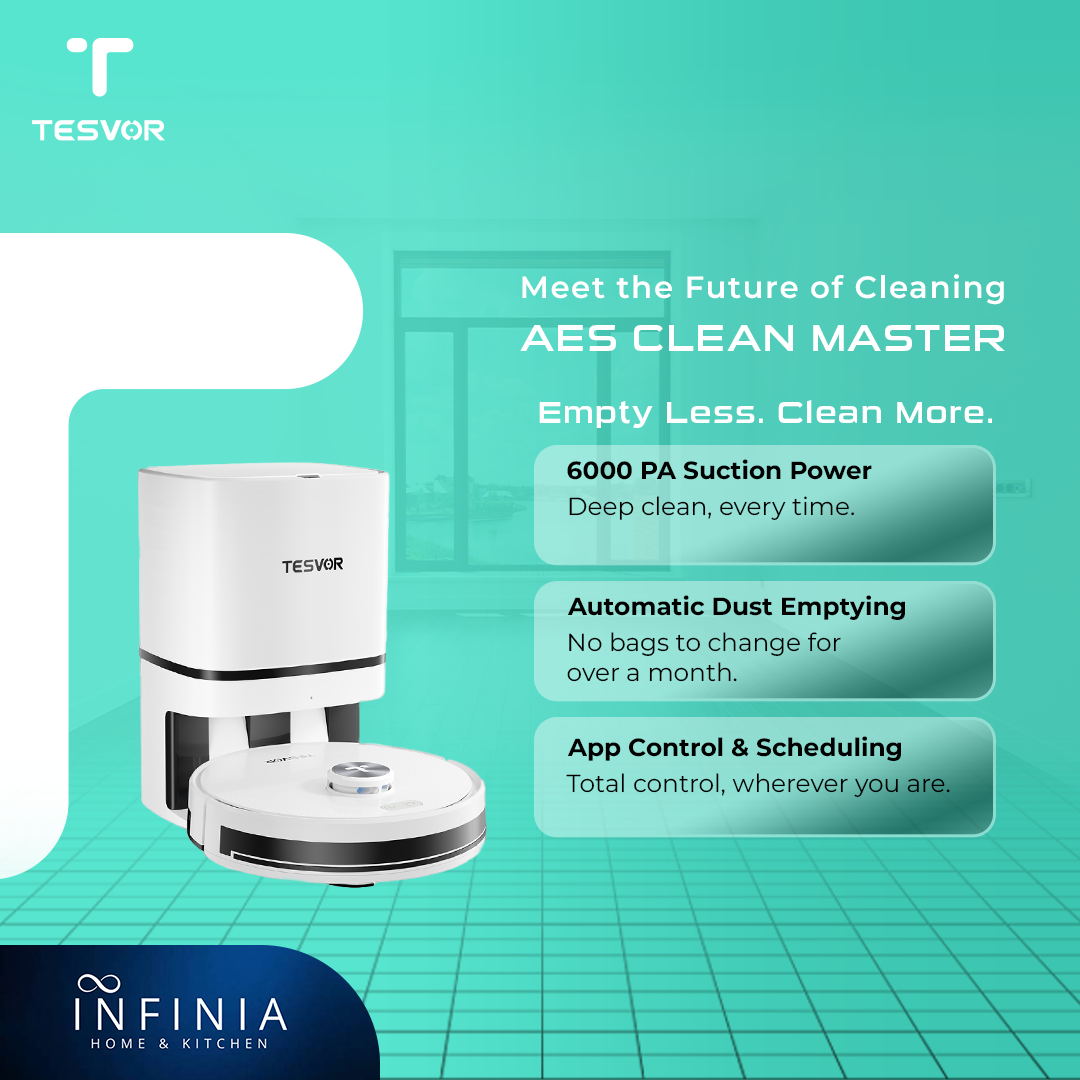 Tesvor S7 Pro AES CLEANMASTER | Convenient, Intelligent Cleaning |