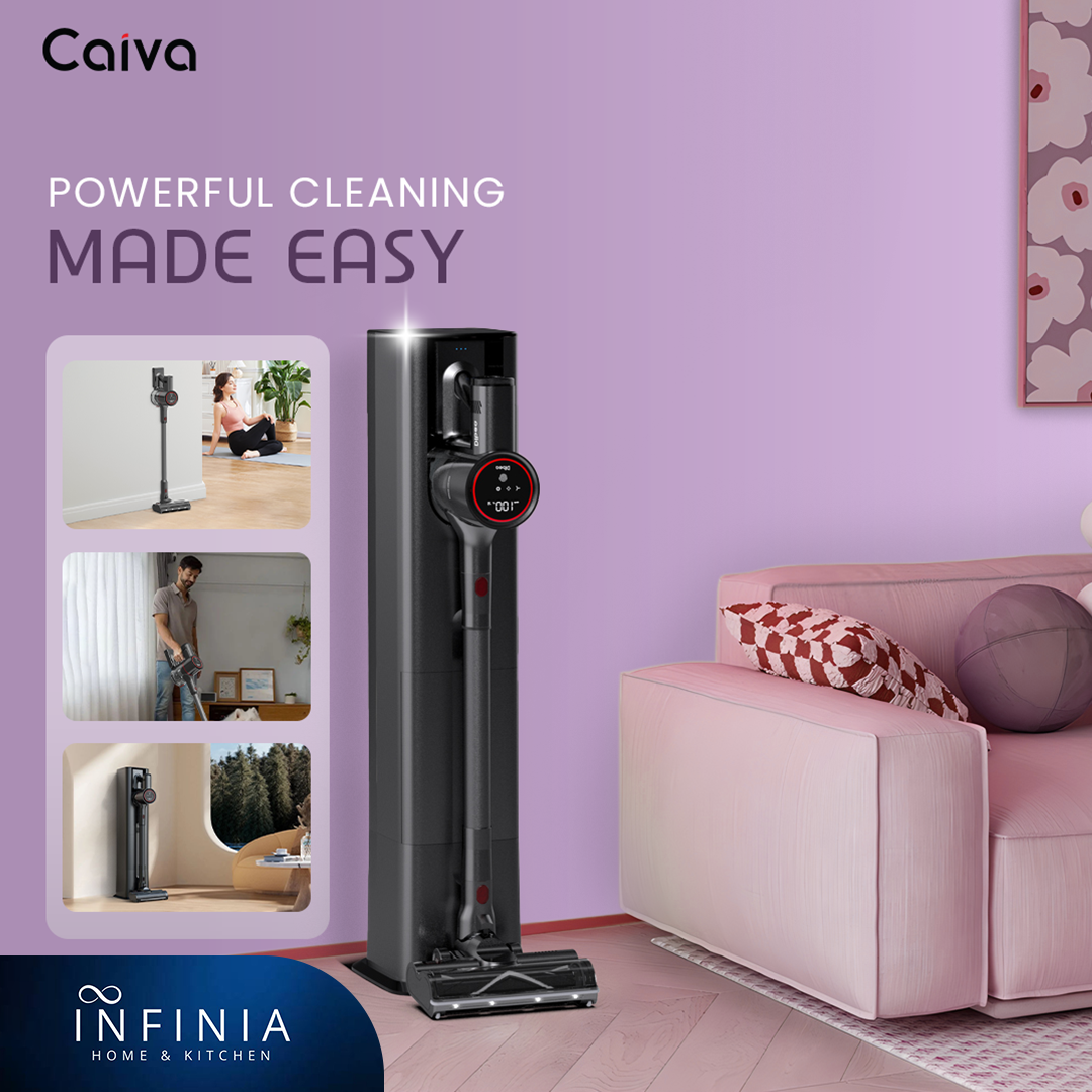 Caiva Almighty Aero Sweep Vacuum Cleaner | Powerful Cleaning |