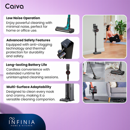 Caiva Almighty Aero Sweep Vacuum Cleaner | Powerful Cleaning |