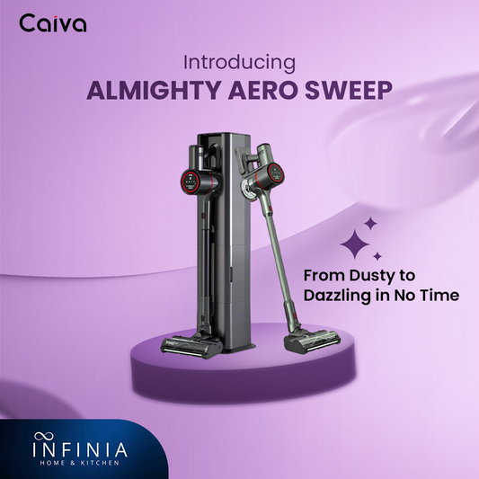 Caiva Almighty Aero Sweep Vacuum Cleaner | Powerful Cleaning |