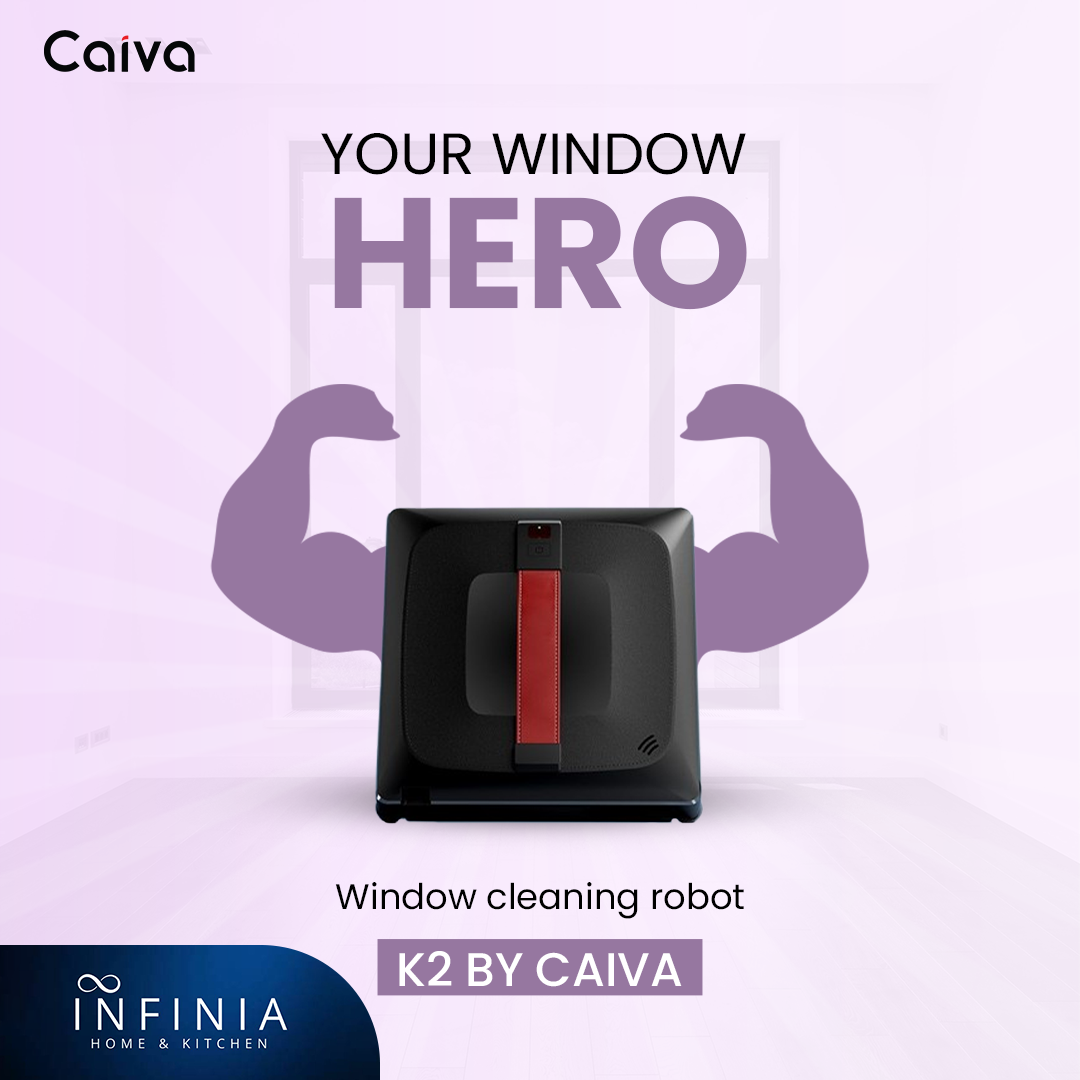 Caiva K2 Window Cleaning Robot | Compact, Efficient, and Safe |