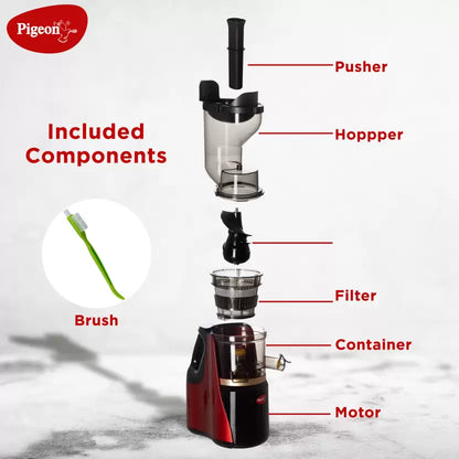 Pigeon Pure Slow Juicer Red