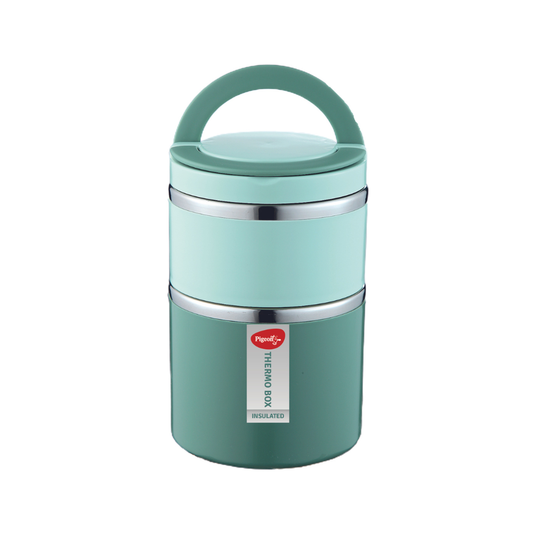 Pigeon Thermo Warm & Fresh-Fresh Tiffin Box 2- Green