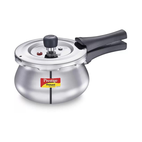 Prestige Deluxe Alpha Pressure Cooker, Litres, Handi – Infinia
