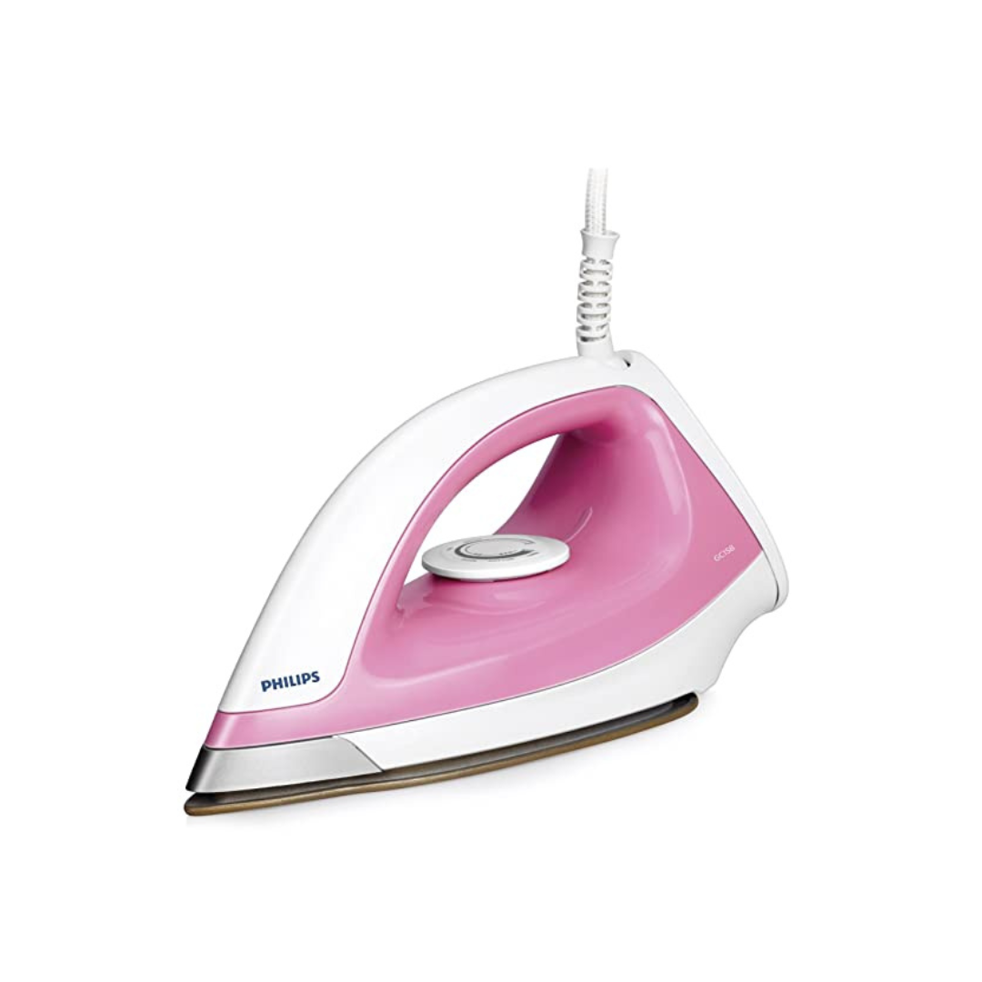 Philips GC158/02 1100-Watt Dry Iron (Pink)