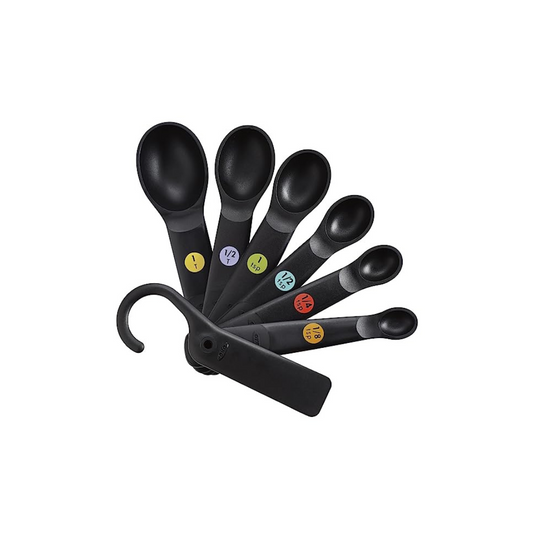 Oxo Measuring Spoon Set 7 pcs in black