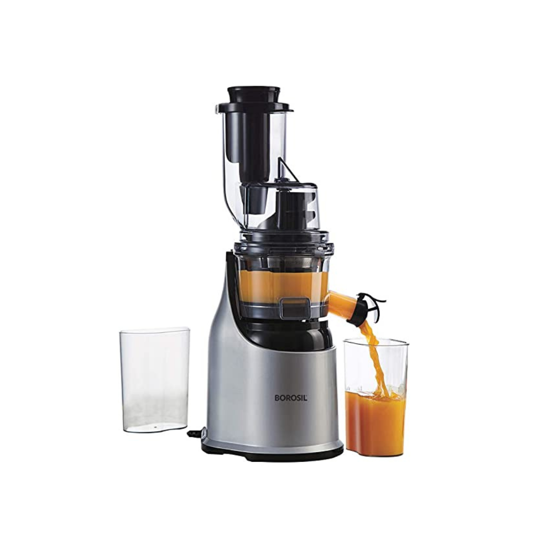 Buy Borosil Portable Health Pro Cold Press Slow Juicer |200W|