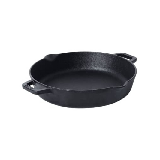 Meyer Cast Iron Skillet Fry Pan with 2 Side Handles