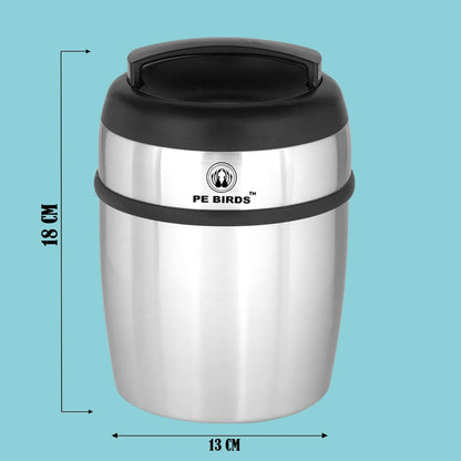 PE BIRDS Jumbo Sambar Jar | 1500 ml | 2 Food Grade Microvan Containers |