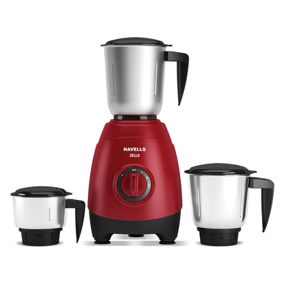 Havells Zello | Mixer Grinder | 3 Jar | 750 W |