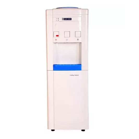 Blue Star Water Dispenser with Refrigerator with cooling cabinet| floor standing |BWD3FMRGA|  2.5 ltr | 3 taps