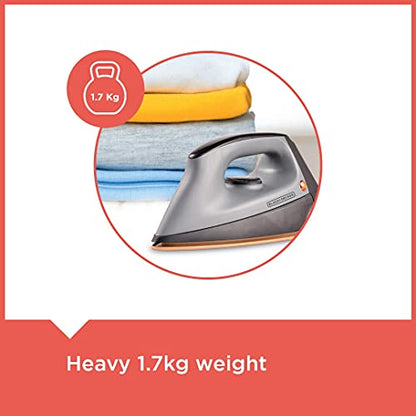 Black + Decker  1100W Gale Heavy Weight Dry Iron