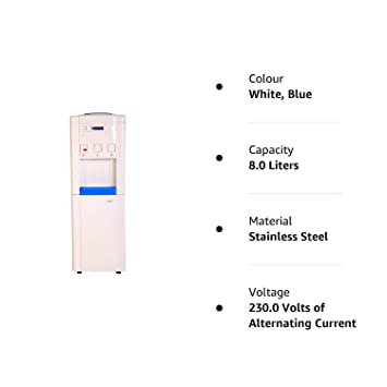 Blue Star Water Dispenser Floor Model (FMCGA), White, 8Ltr Non-cooling 