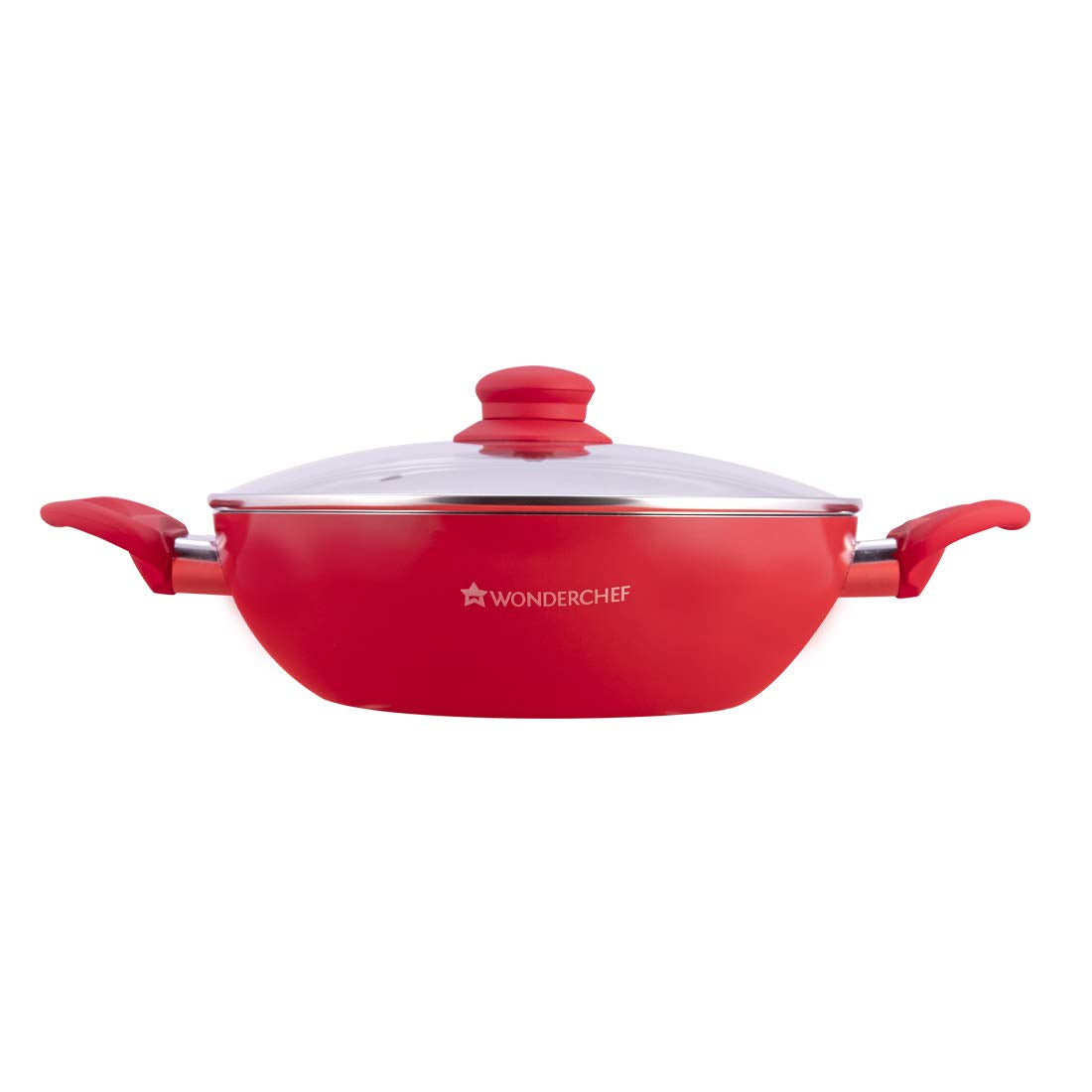 Wonderchef Royal Velvet Non-Stick Wok with Lid