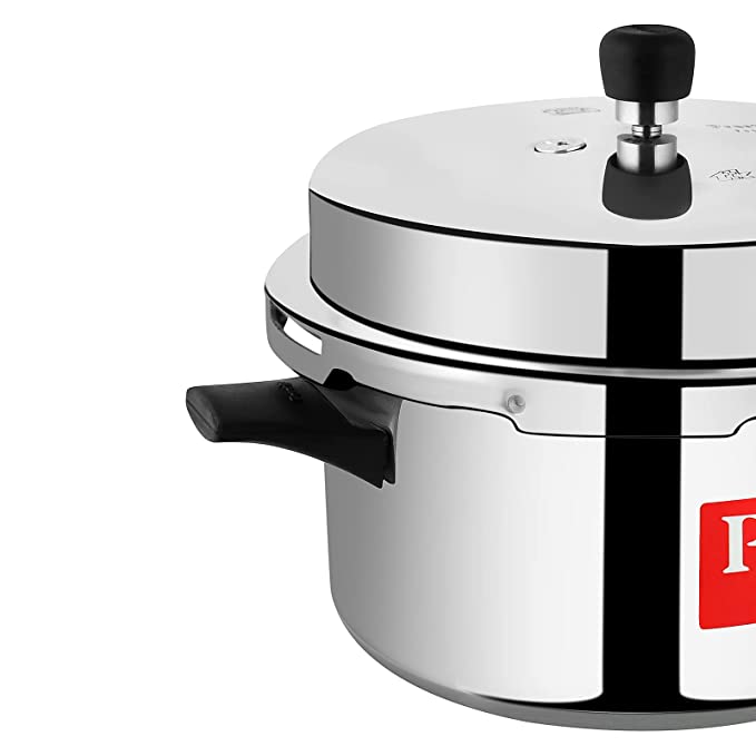 Prestige Popular Aluminium Outer Lid Pressure Cooker, 7.5 Litres, Silver