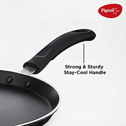 Pigeon Non-Stick Flat Tawa | Black |