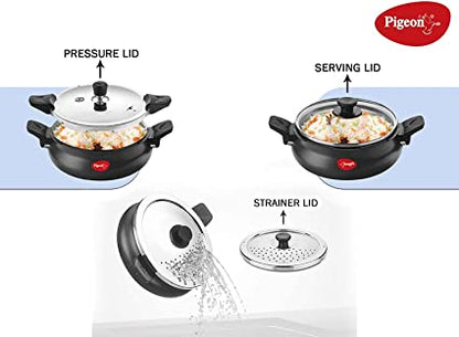 Pigeon Super Cooker | Black | Dishwasher Safe |