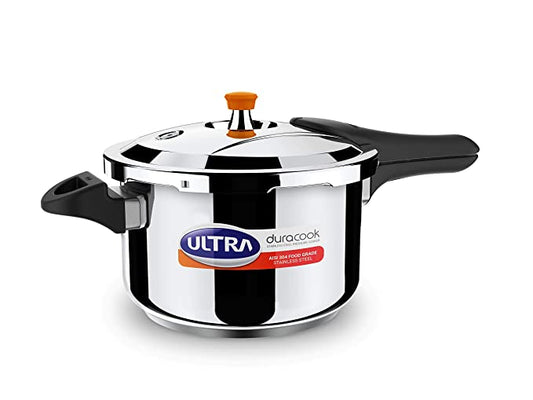 ULTRA Duracook Stainless Steel Outer Lid Pressure Cooker