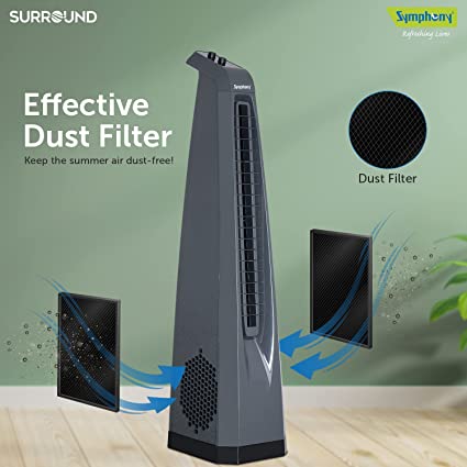 Symphony Surround  Tower Fan (Grey)