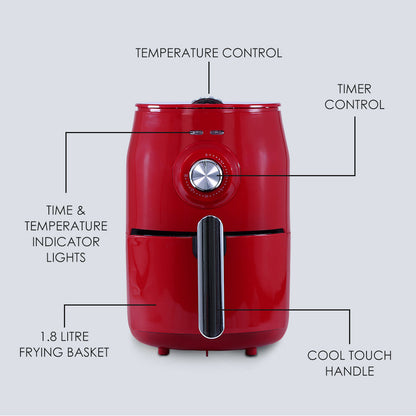 Wonderchef Air Fryer Crimson Edge 1.8Ltr