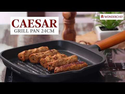 Wonderchef Caesar Non-stick Grill Pan 24 cm