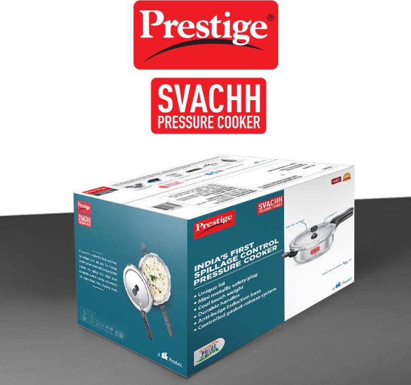 Prestige Svachh 5 L Induction Bottom Pressure Pan  (Aluminium)